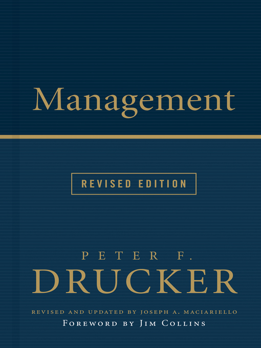 Title details for Management by Peter F. Drucker - Available